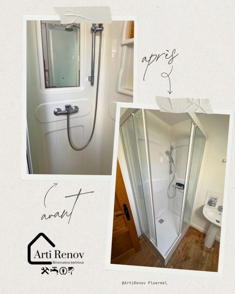 Remplacement cabine de douche kinedo ploermel