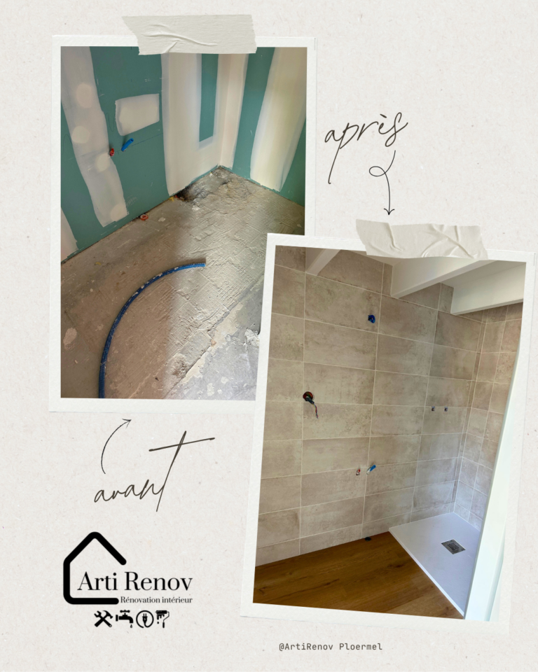 renovation douche appartement ploermel