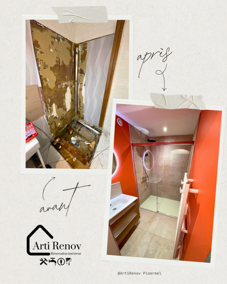 rénovation douche ploermel