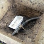 fuite d'eau dépannage tuyau pe robinet jardin plombier